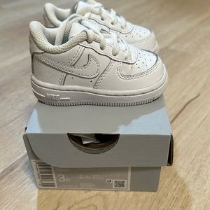 Nike Air Force ones size 3C